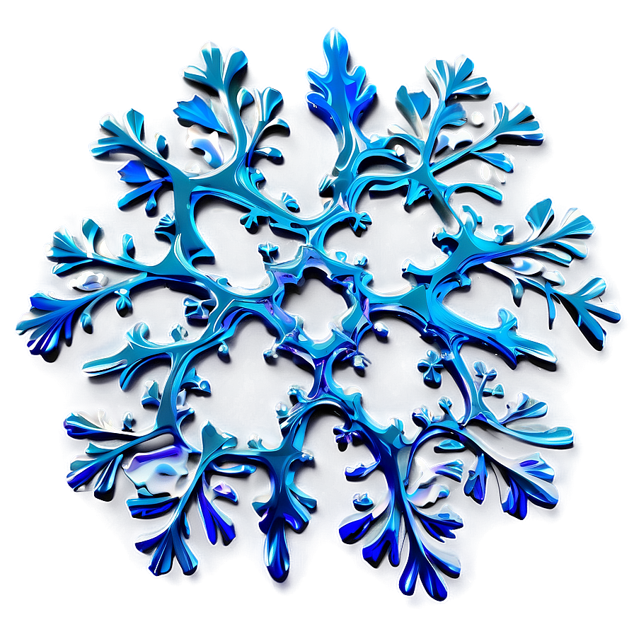 Frosty Christmas Snowflakes Png 06252024 PNG Image