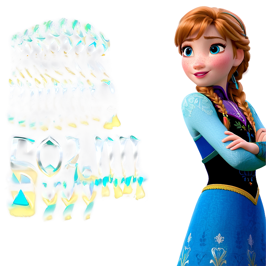 Frozen Anna Brave Pose Png 06282024 PNG Image