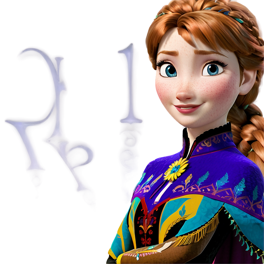 Frozen Anna Character Png 06282024 PNG Image