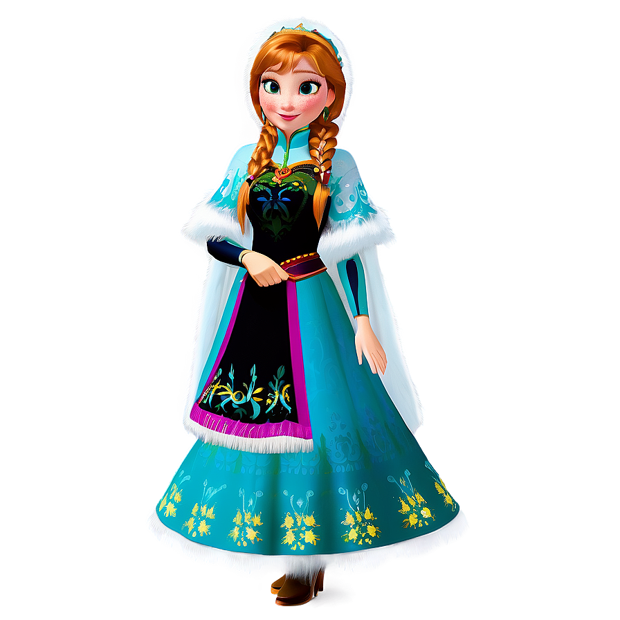 Frozen Anna Winter Outfit Png 35 PNG Image