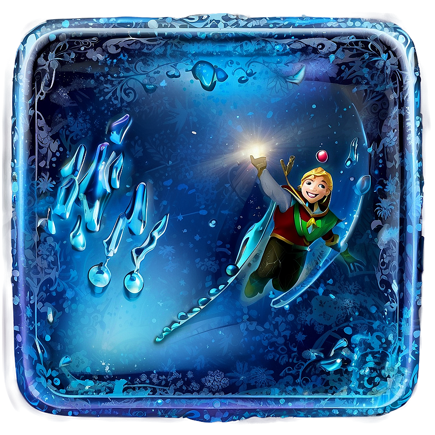 Frozen Blue Square Icon Png 87 PNG Image