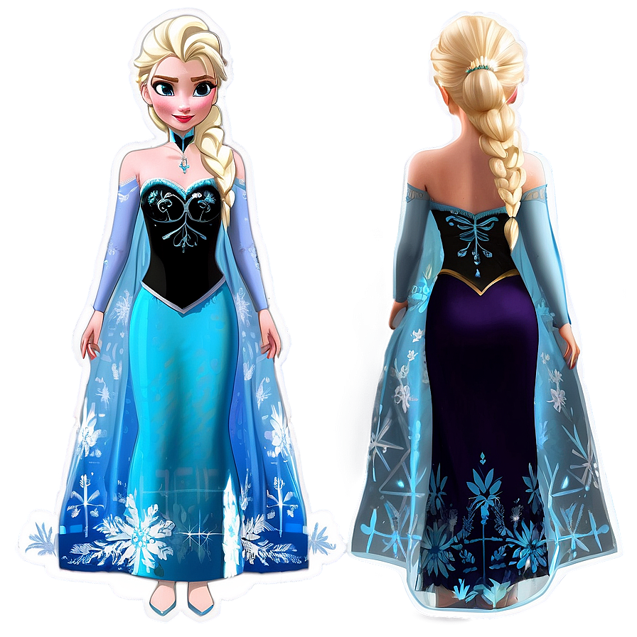 Frozen Elsa Ice Dress Png 28 PNG Image