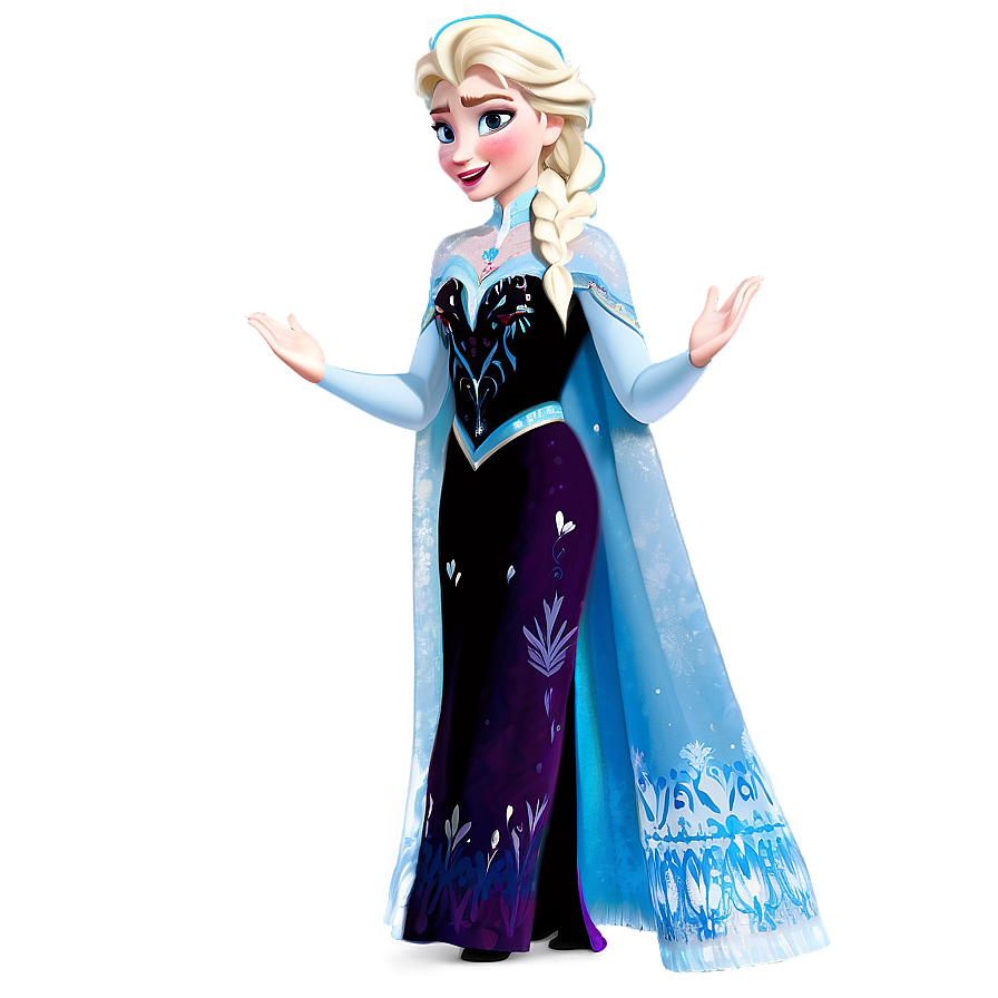 Frozen Elsa's Powerful Singing Png Wle PNG Image