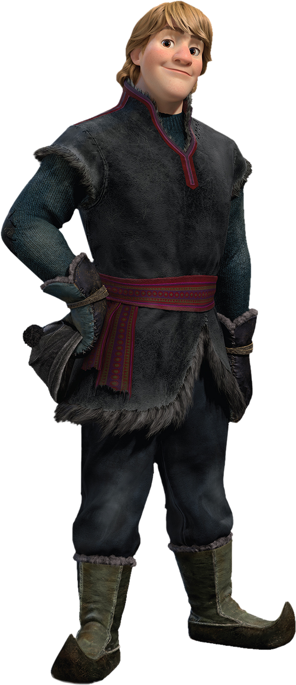 Frozen Kristoff Character Render PNG Image