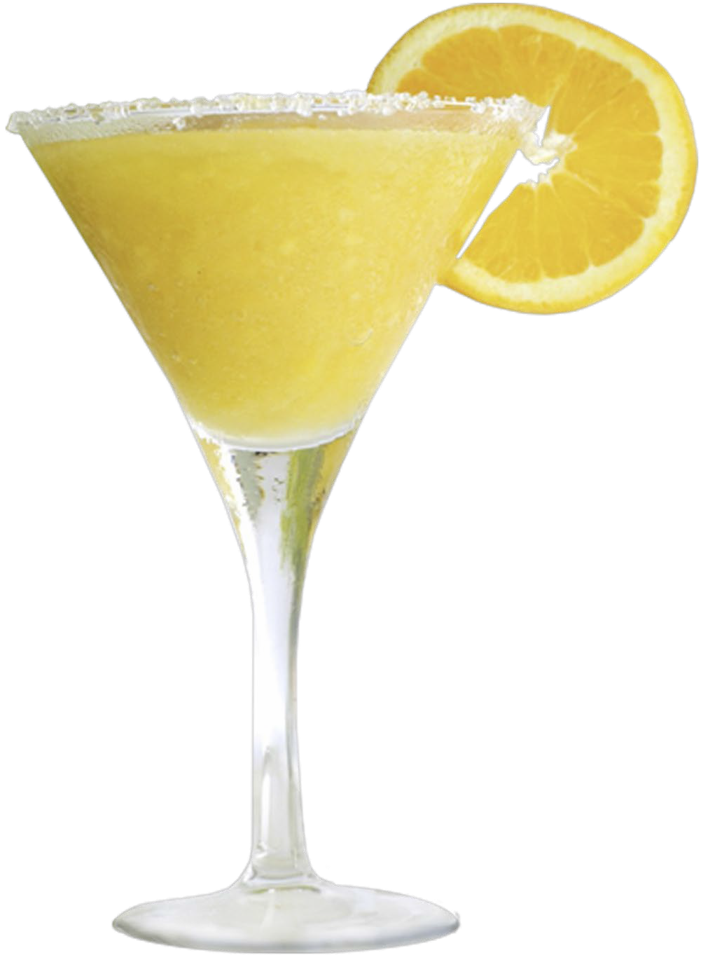 Frozen Margarita Cocktail Glass PNG Image