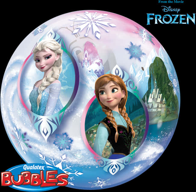 Frozen Movie Bubble Balloon PNG Image