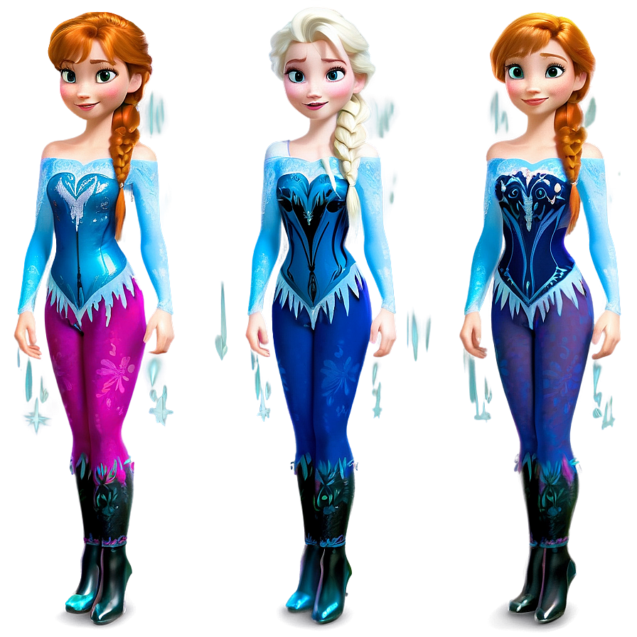 Frozen Movie Characters Png Lil PNG Image