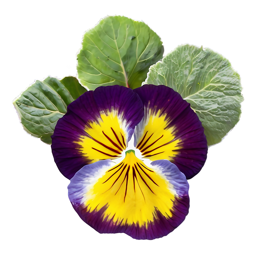 Frozen Pansy Png Mxp PNG Image