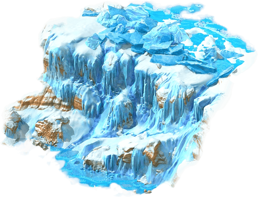 Frozen Waterfall Ice Cascade PNG Image