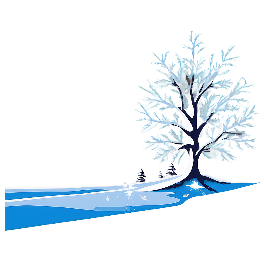 Frozen Winter Wonderland Landscape Png 88 PNG Image