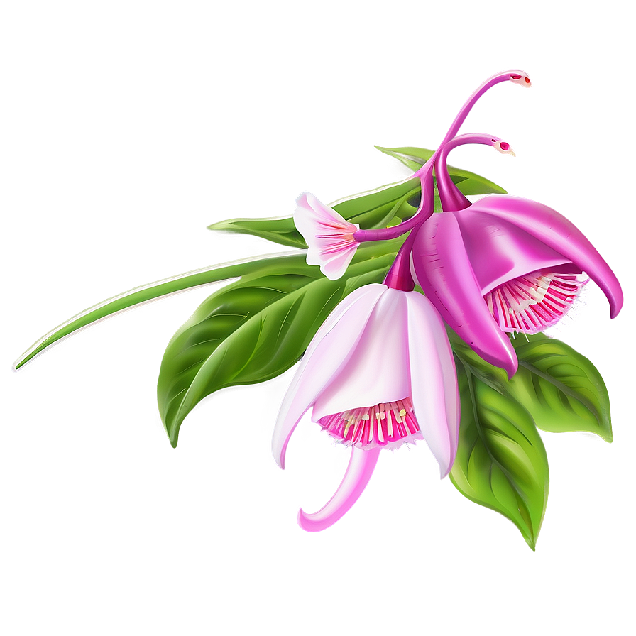 Fuchsia Flower Drawing Png 93 PNG Image