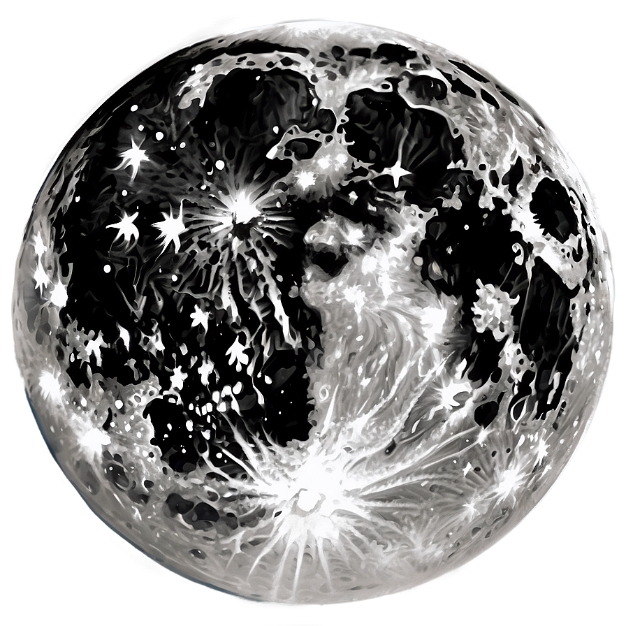 Full Moon Celestial Beauty Png 05242024 PNG Image