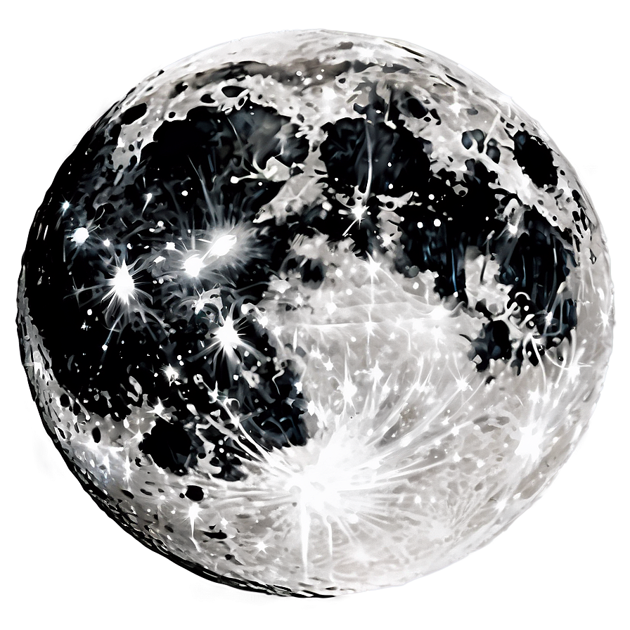 Full Moon Celestial Beauty Png Qvs PNG Image