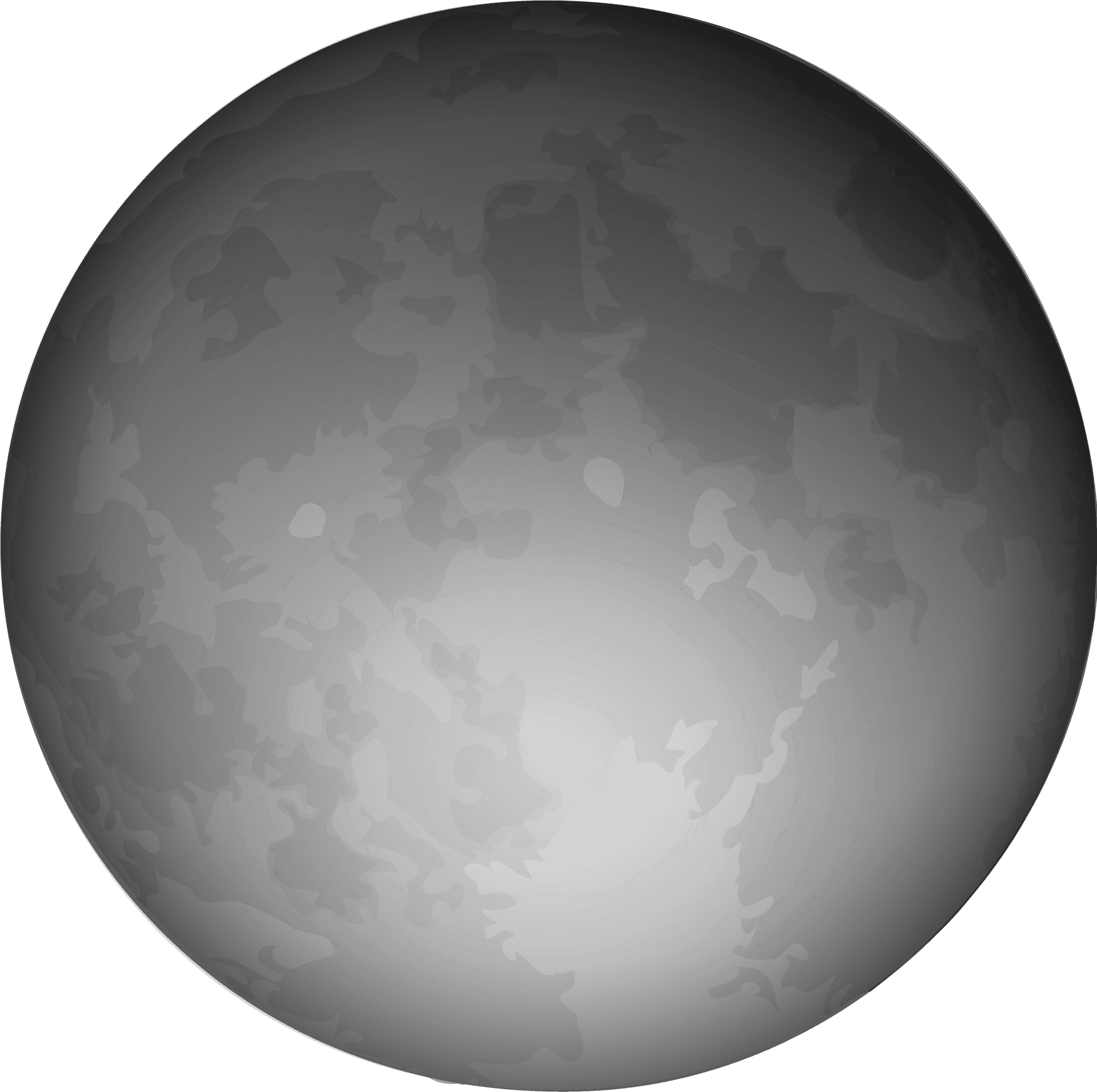 Full Moon Detailed Surface Texture PNG Image