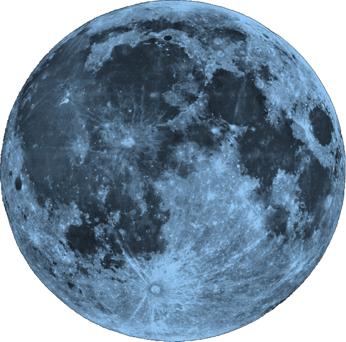 Full Moon Detailed View PNG Image