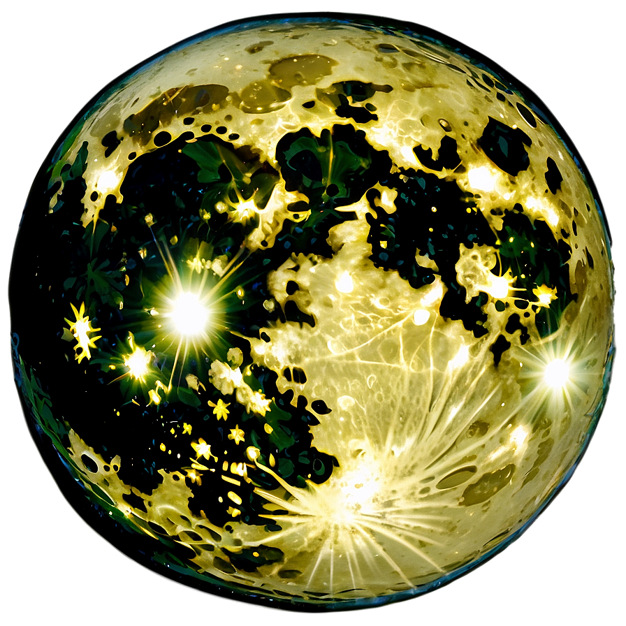 Full Moon Over Water Png Xxu PNG Image