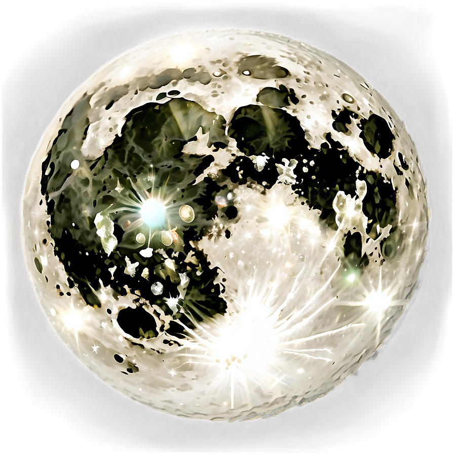 Full Moon Shimmering Sky Png 05242024 PNG Image