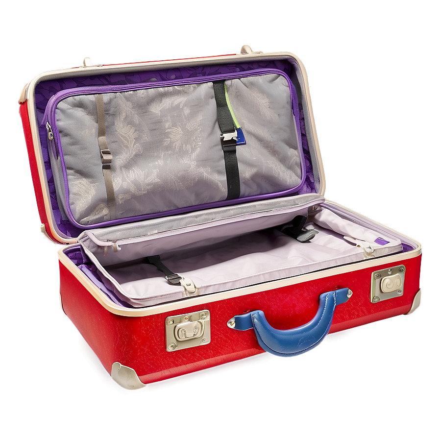 Full Open Suitcase Png Vka PNG Image