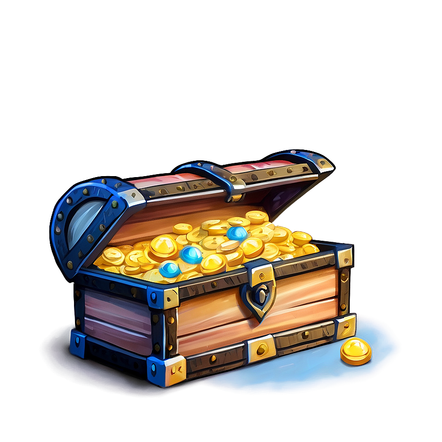 Full Treasure Chest Png Hvw PNG Image