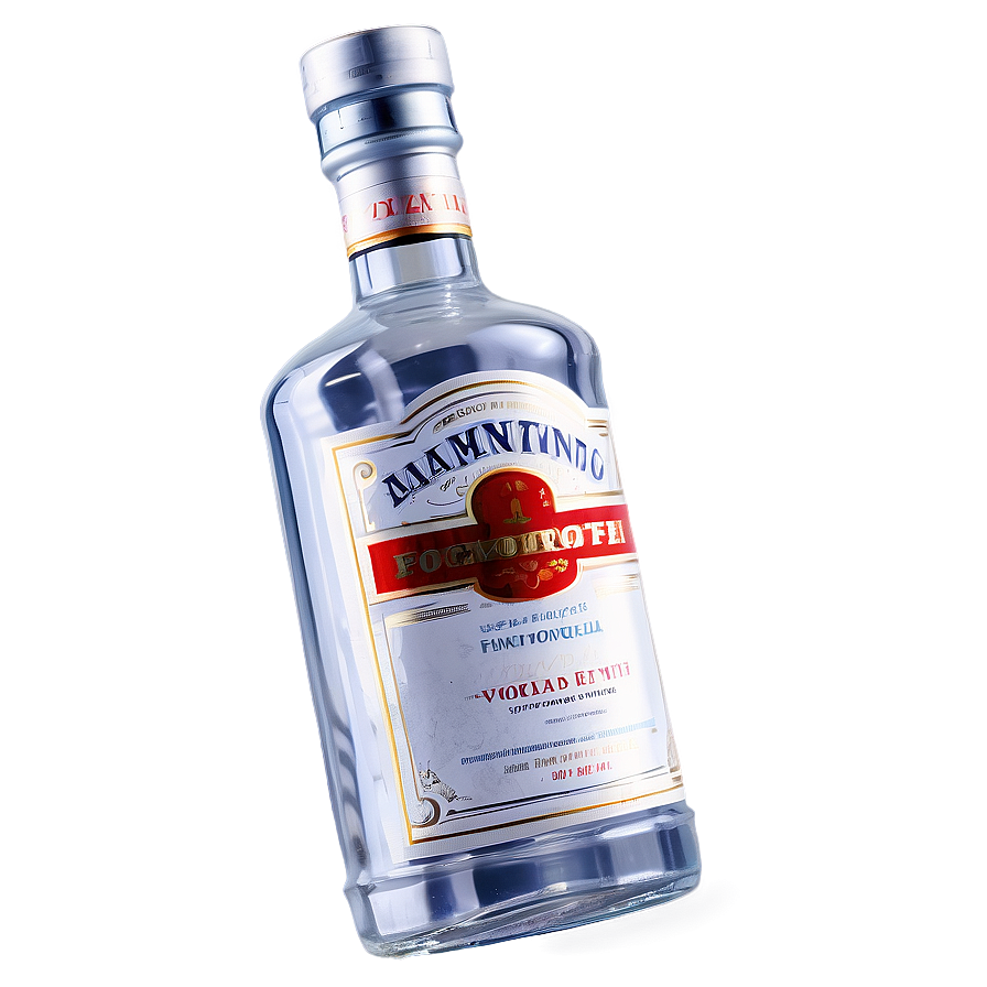 Full Vodka Bottle Png 06212024 PNG Image