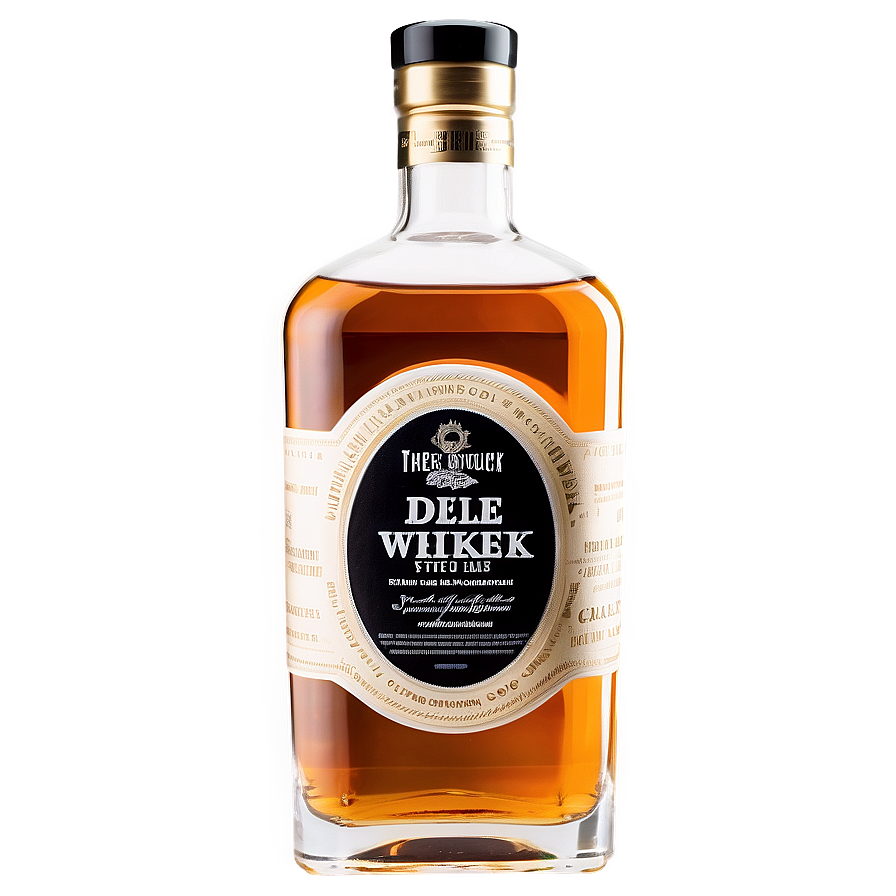 Full Whiskey Bottle Png Gjr63 PNG Image