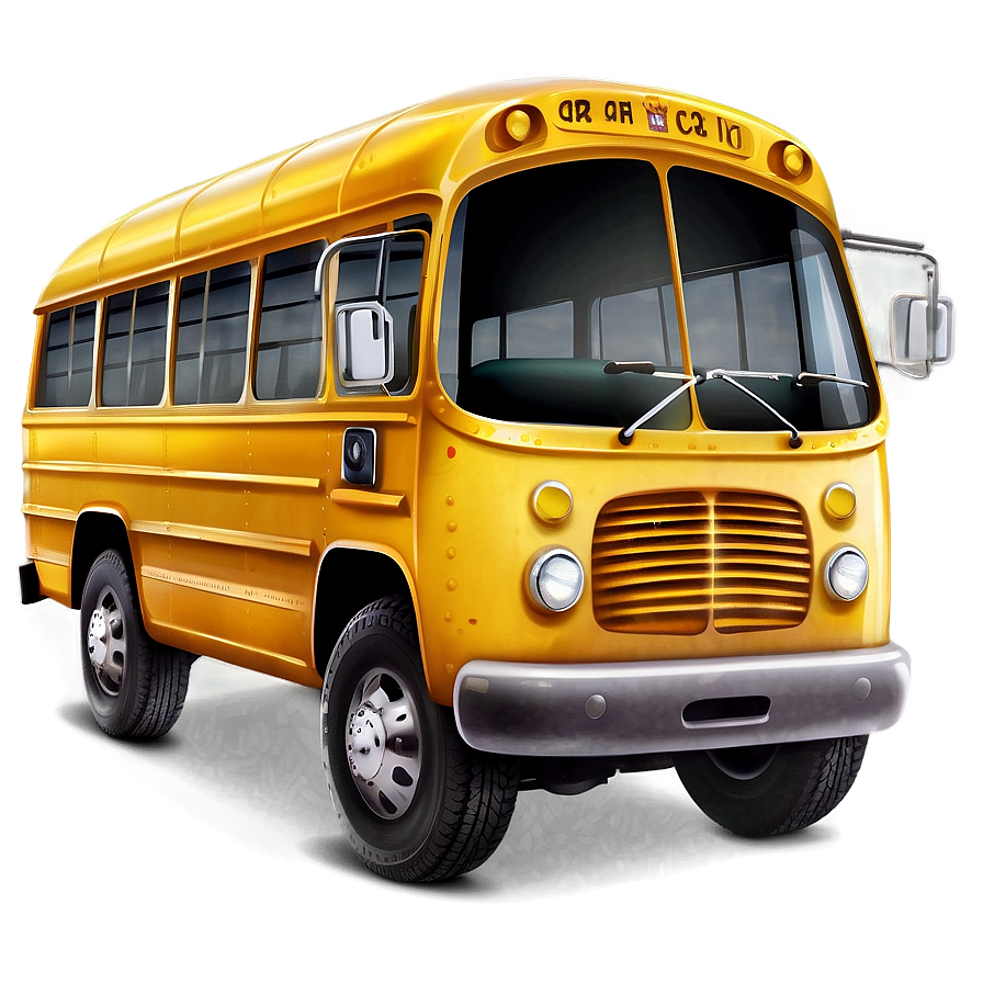 Fun Cartoon Bus Image Png Xjt PNG Image