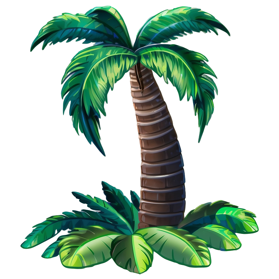 Fun Cartoon Palm Tree Png 99 PNG Image