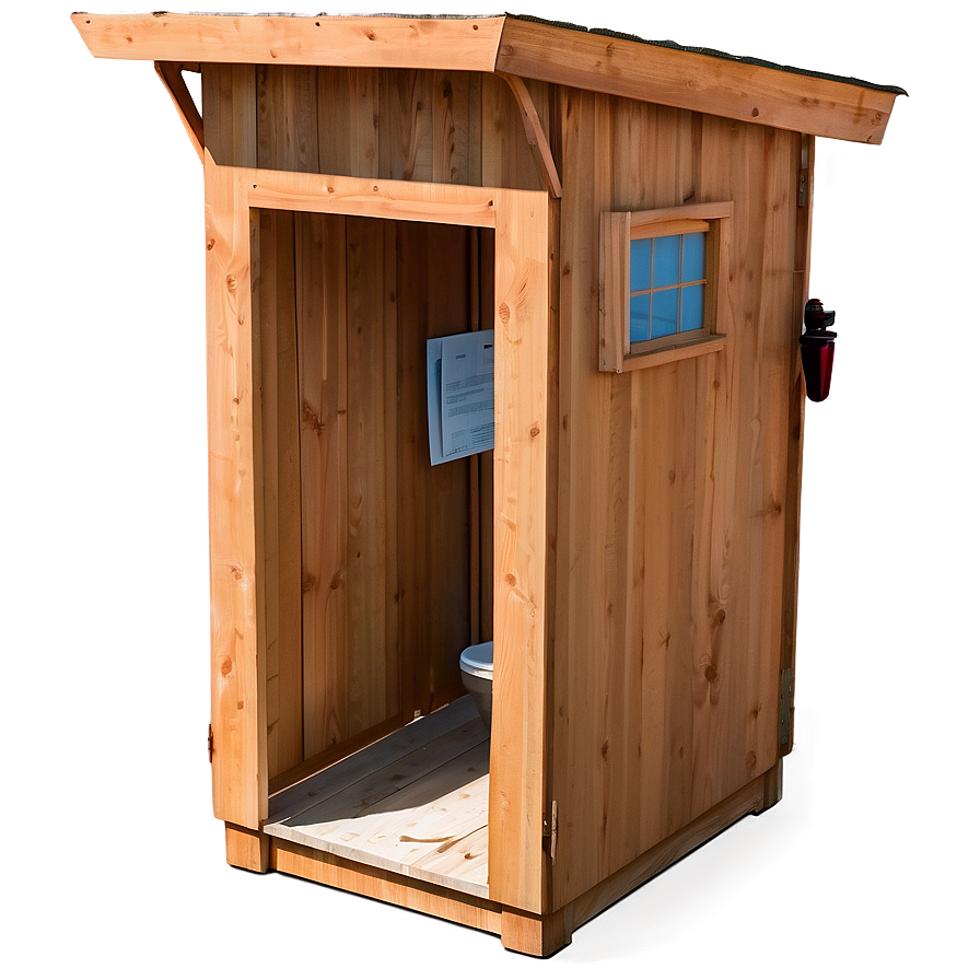 Functional Backcountry Outhouse Png 9 PNG Image