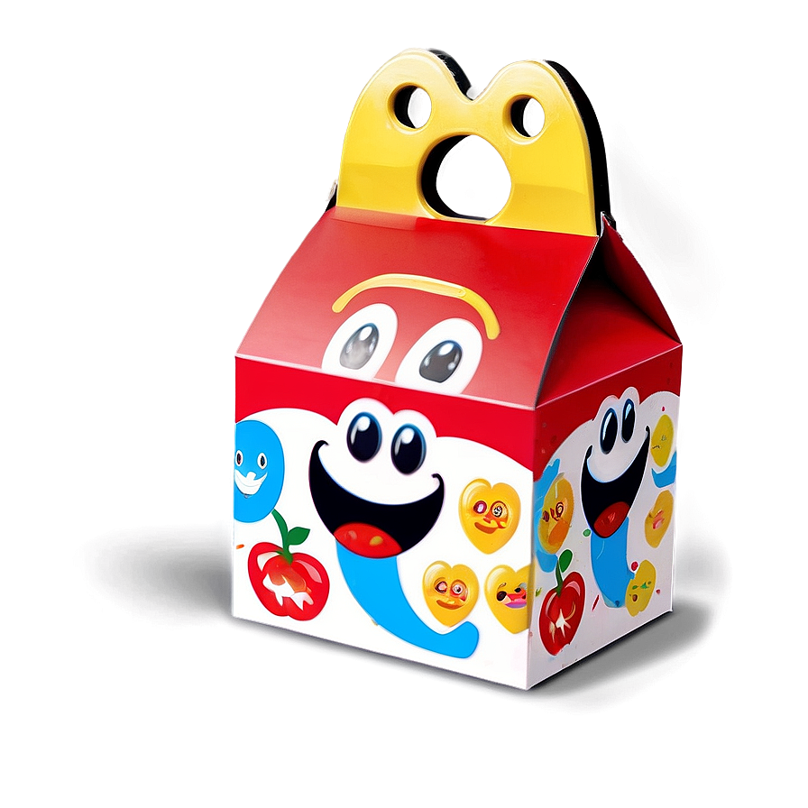 Funky Happy Meal Box Art Png 06212024 PNG Image