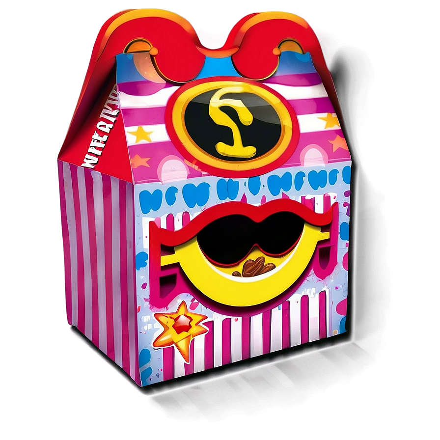 Funky Happy Meal Box Art Png 96 PNG Image