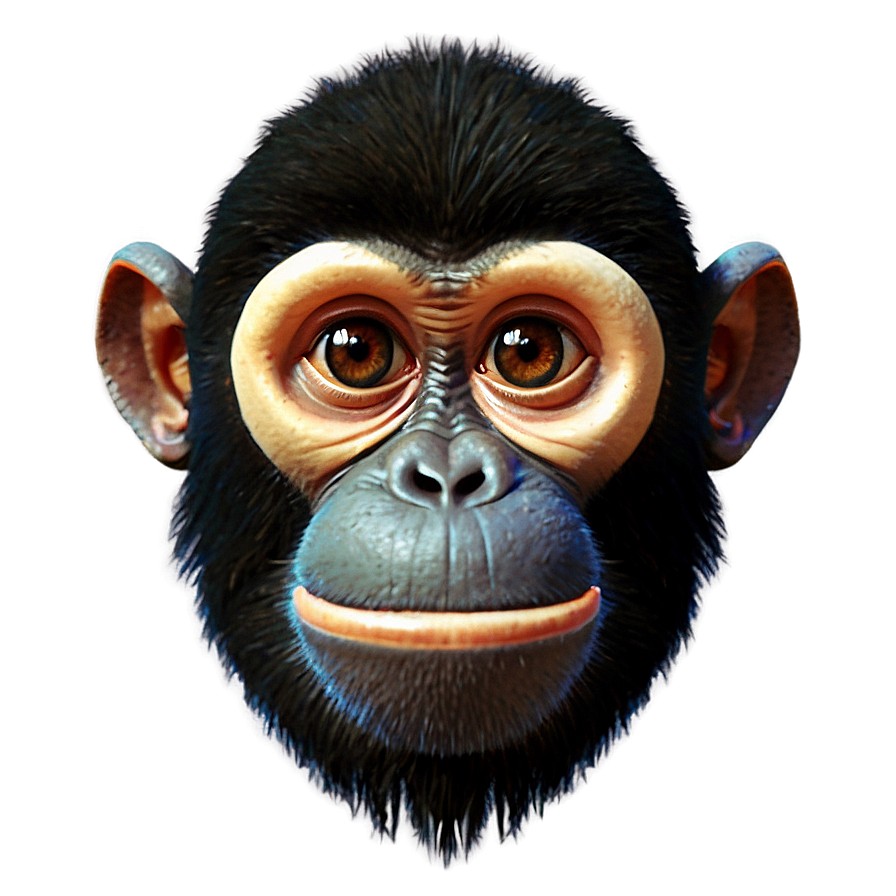 Funky Monkey Face Png Lfy20 PNG Image