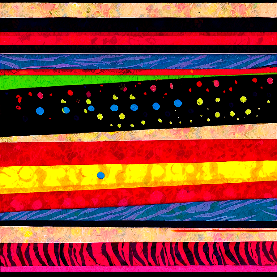 Funky Stripes Art Png Cnq PNG Image