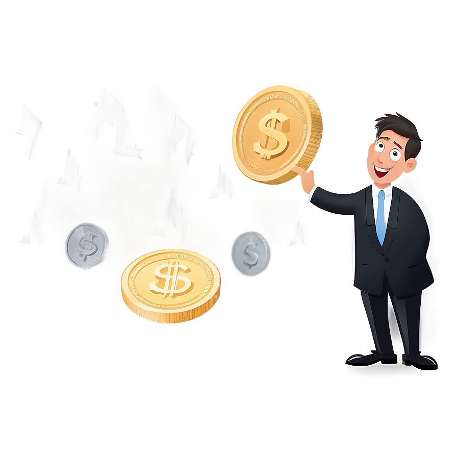 Funny Cartoon Money Png Tqi PNG Image