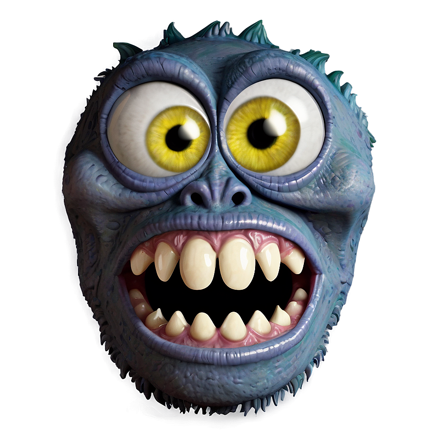 Funny Monster Face Png Npa10 PNG Image