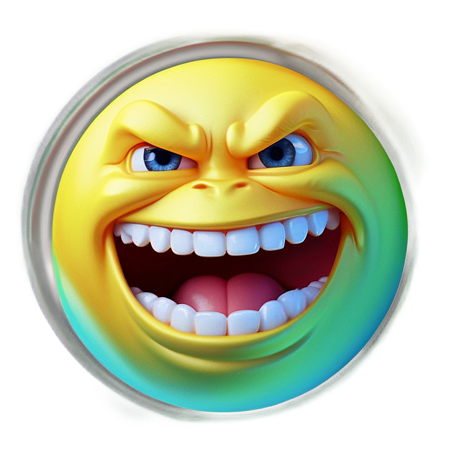 Furious Face Emoji Png 57 PNG Image