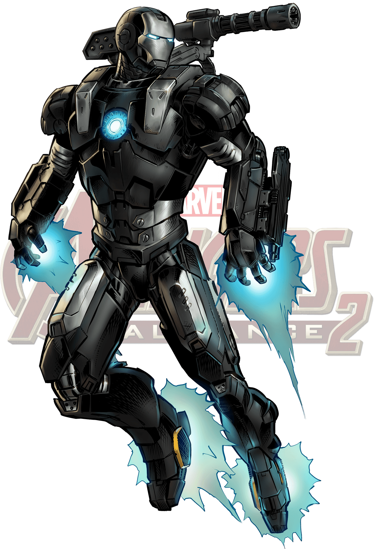 Futuristic Armored Hero Illustration PNG Image