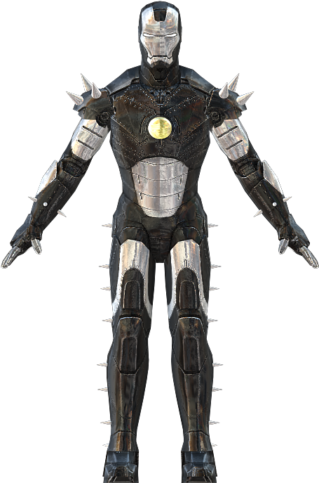 Futuristic Armored Suit Design PNG Image