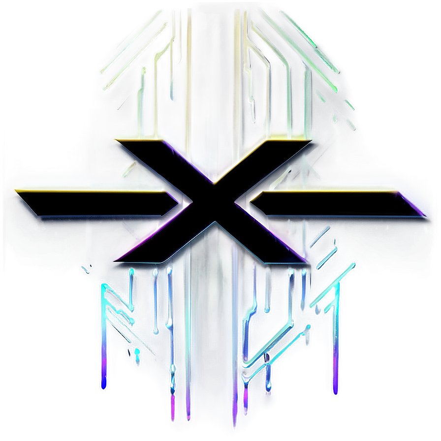 Futuristic Black X Png Mwc PNG Image