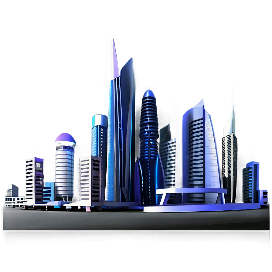 Futuristic Chaos City Png 06242024 PNG Image