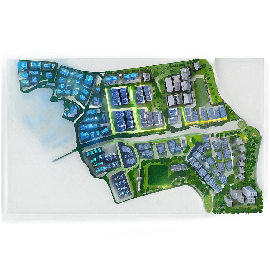 Futuristic City Map Png 06242024 PNG Image