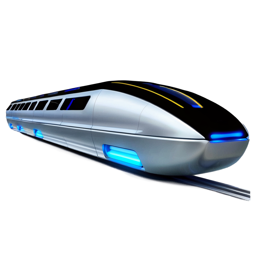 Futuristic Maglev Train Png Juh PNG Image