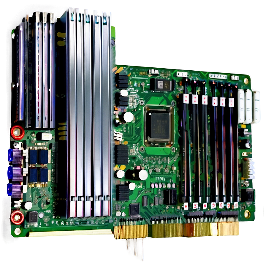 Futuristic Motherboard Concept Png Ghq25 PNG Image