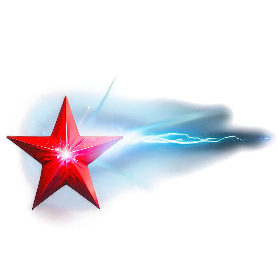 Futuristic Red Star Png 36 PNG Image