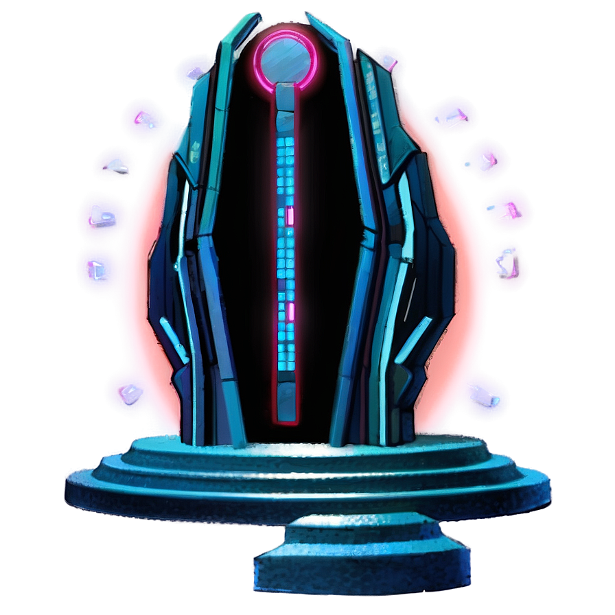 Futuristic Sci-fi Altar Png 06242024 PNG Image