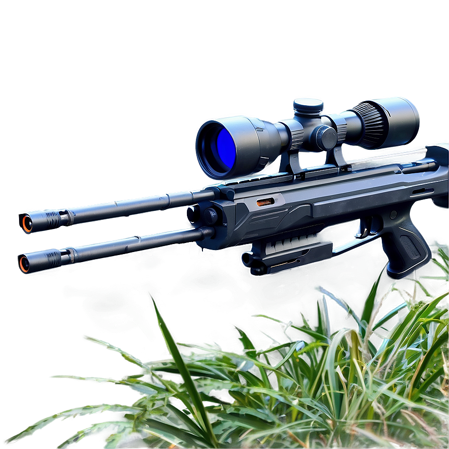 Futuristic Sniper Rifle Concept Png 06262024 PNG Image