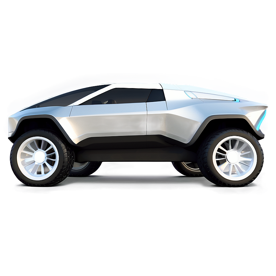 Futuristic Tesla Cybertruck Sketch Png 06122024 PNG Image