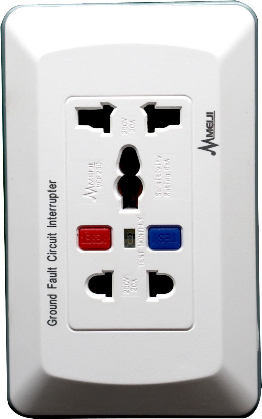 G F C I Electrical Outlet Safety Device.png PNG Image