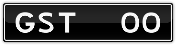 G S T Number Plate Design PNG Image