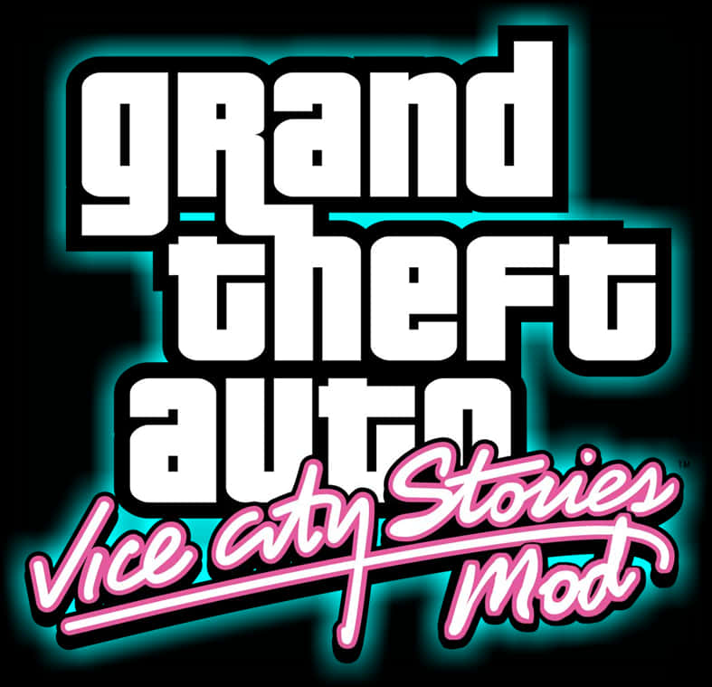 G T A Vice City Stories Mod Logo PNG Image