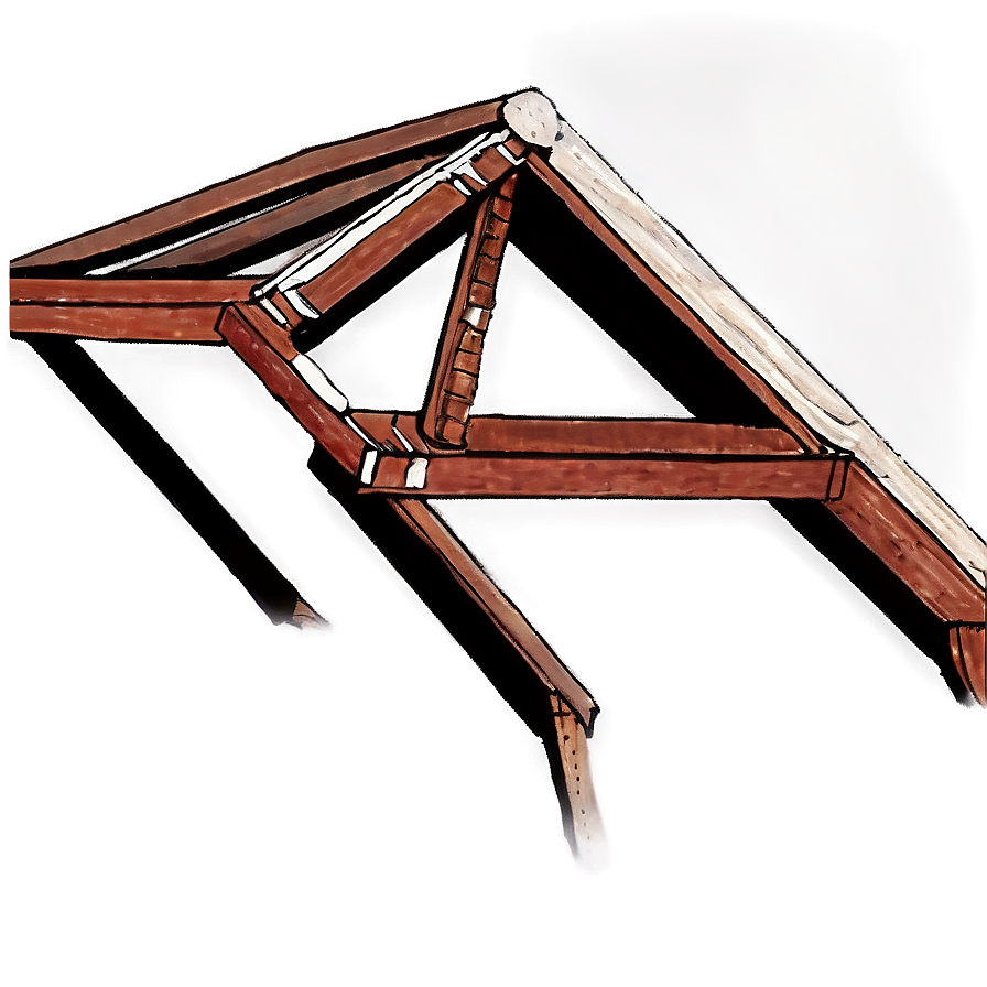 Gable Roof Truss Png Ypq PNG Image